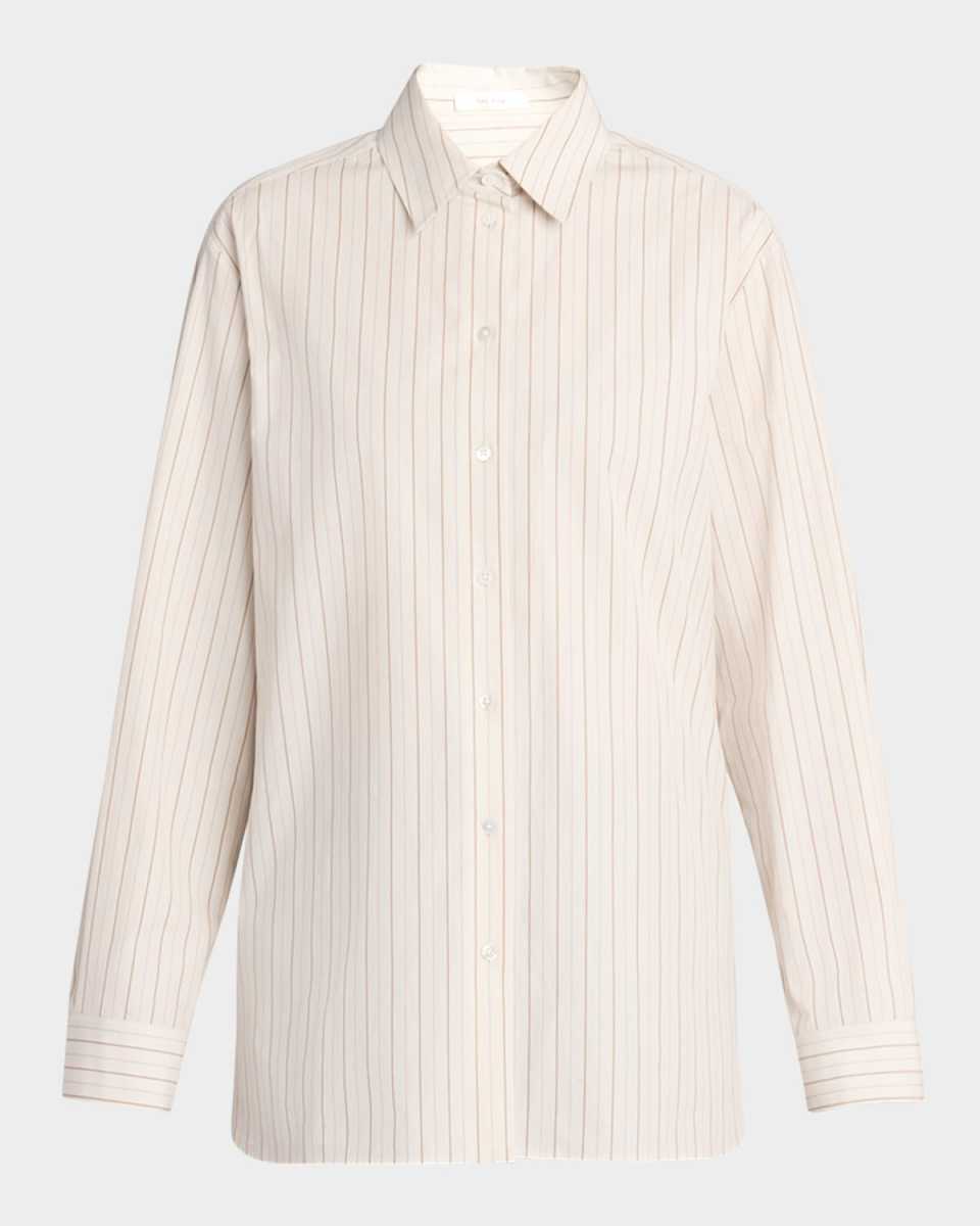Sisilia Stripe Button Down Blouse